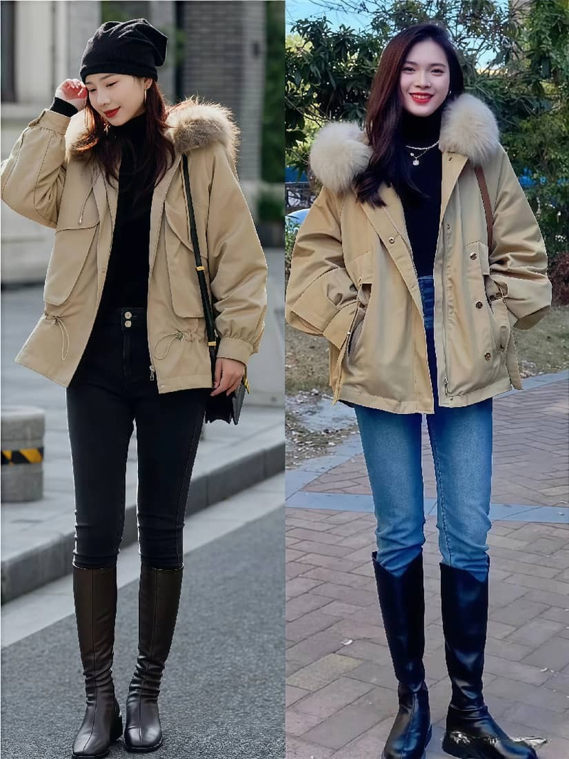 The winter jacket selection technique