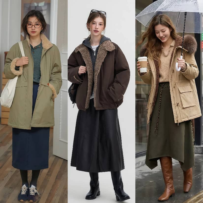 The winter jacket selection technique