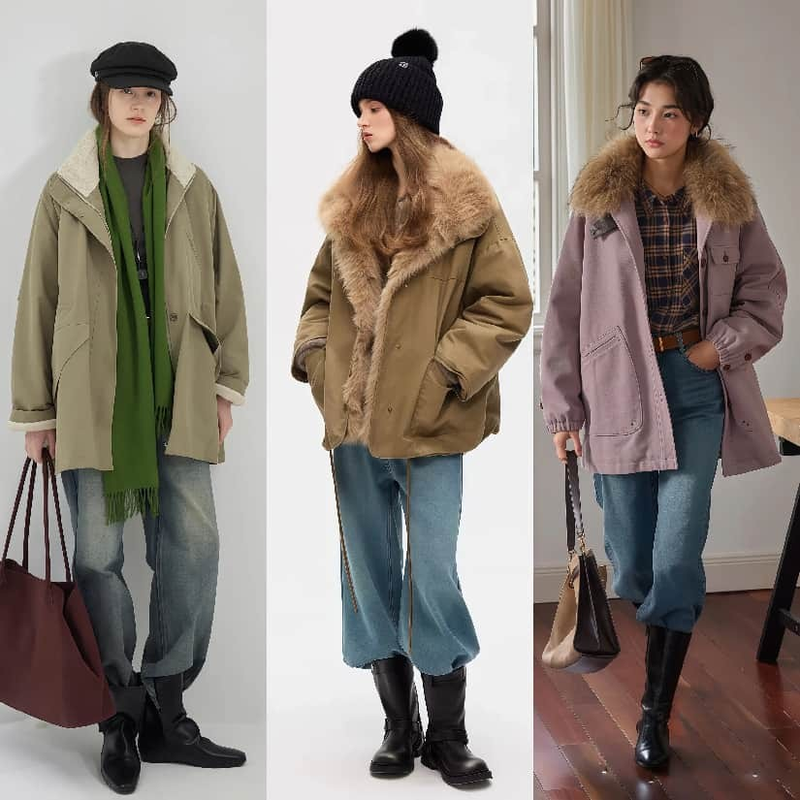 The price of a long coat in an otter rabbit