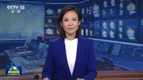 Central news agency anchor