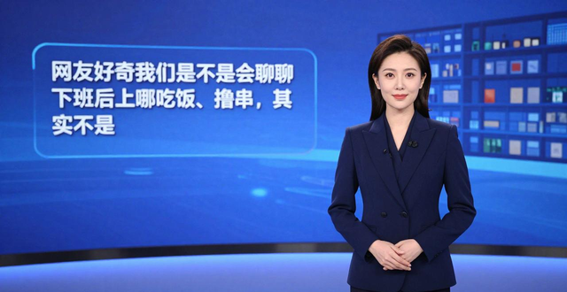 Central news agency anchor