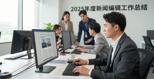 Summary of personal work of news editors