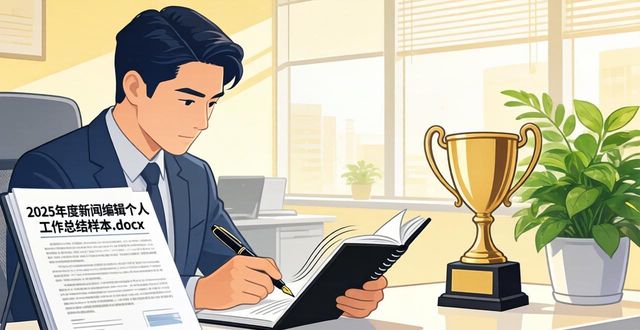 Summary of personal work of news editors