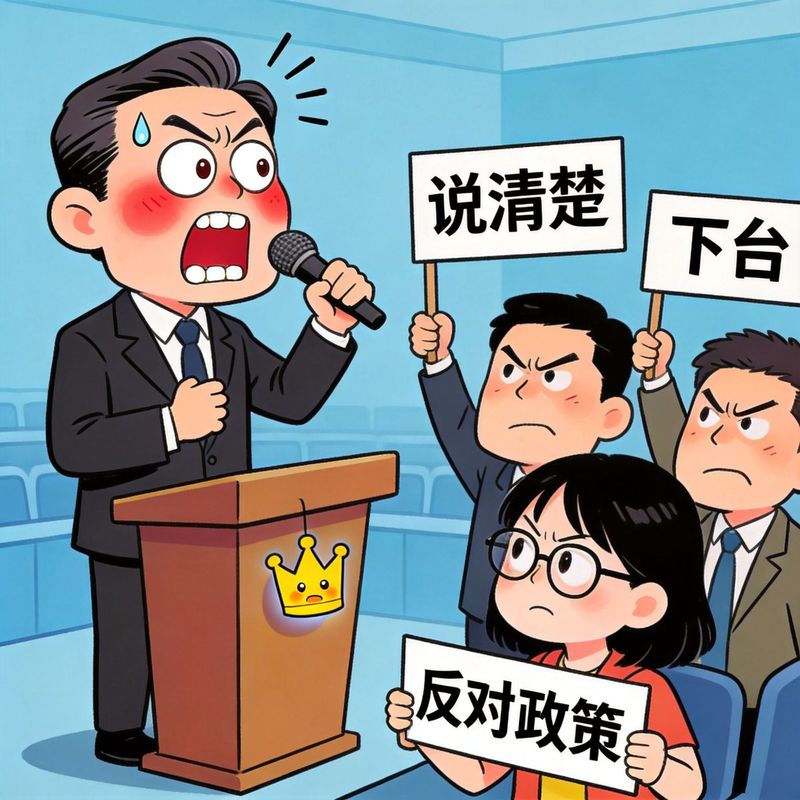 A funny picture of the news anchor