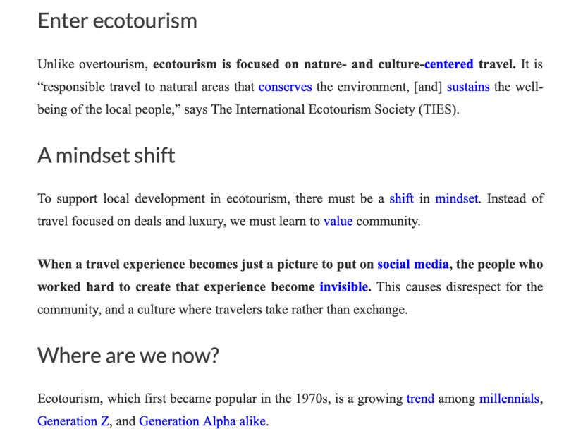 English news site