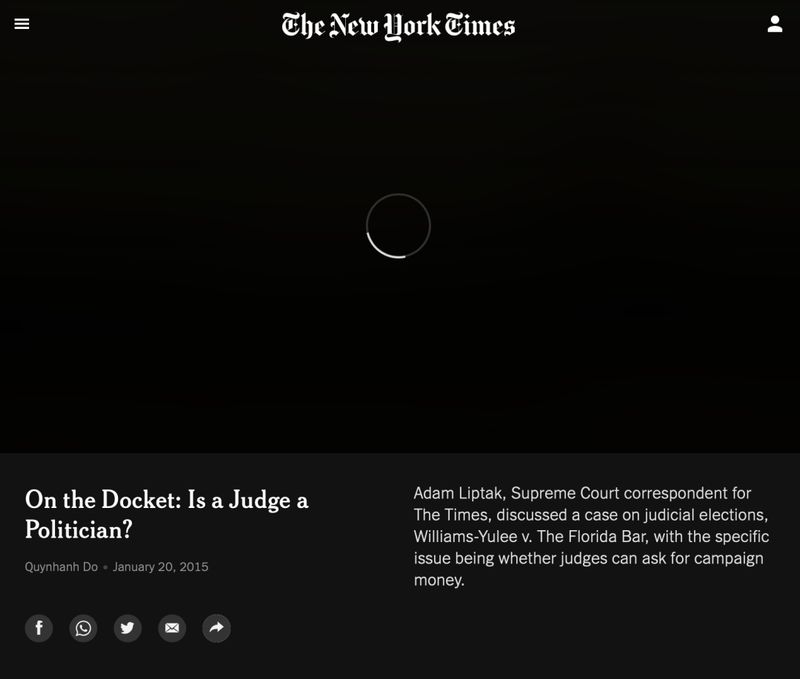 English news site