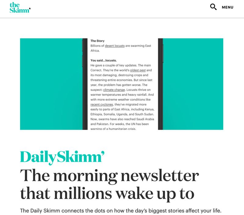 English news site