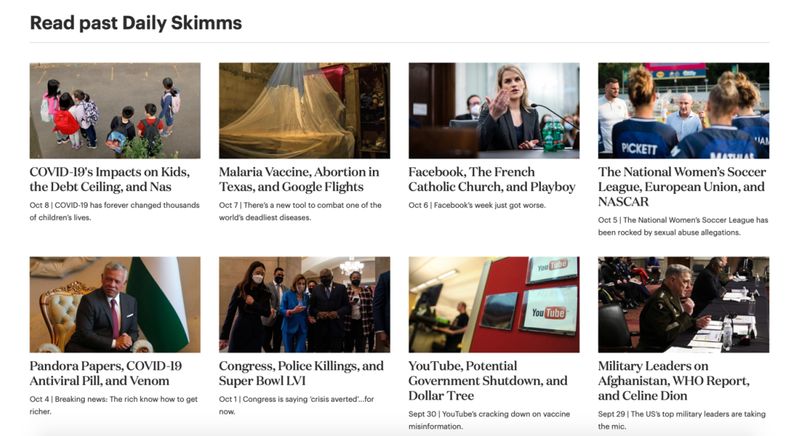 English news site
