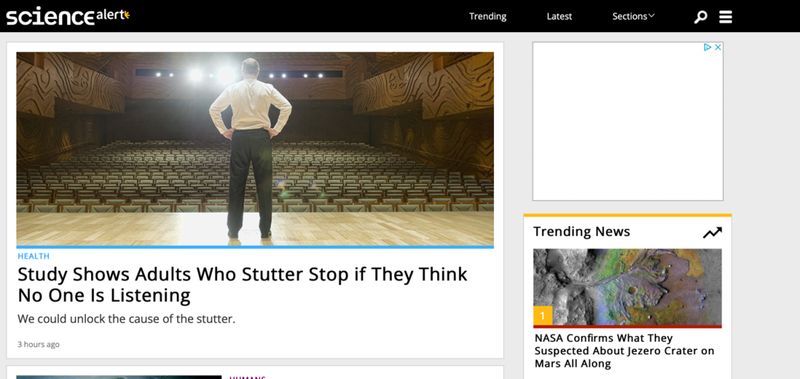English news site
