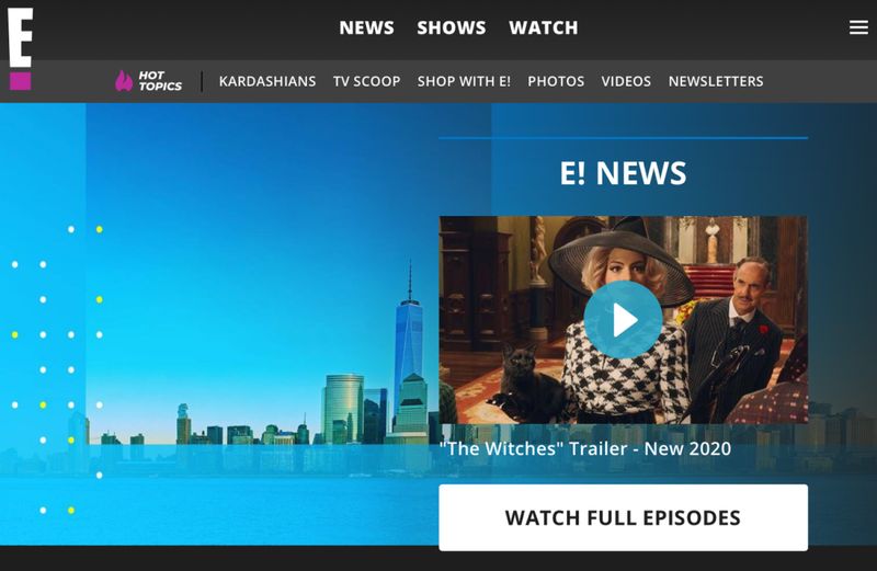 English news site