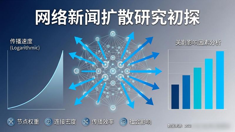 Special features of online news dissemination