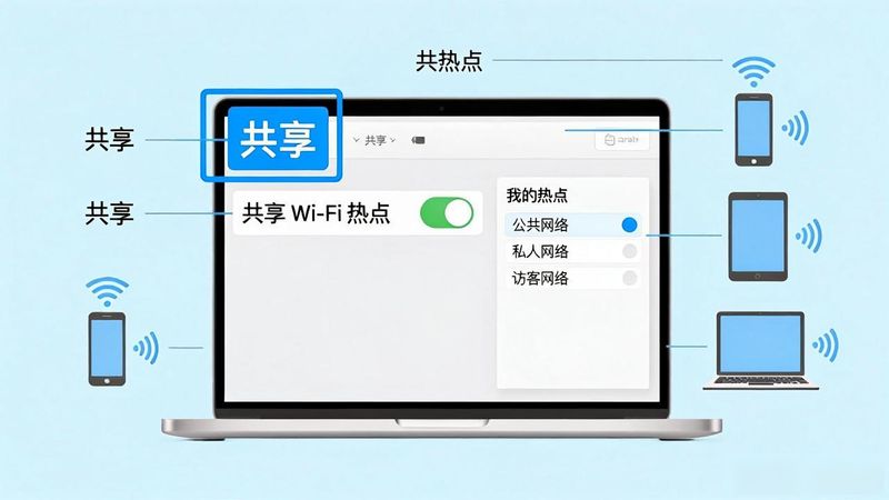 Mac share hot spots