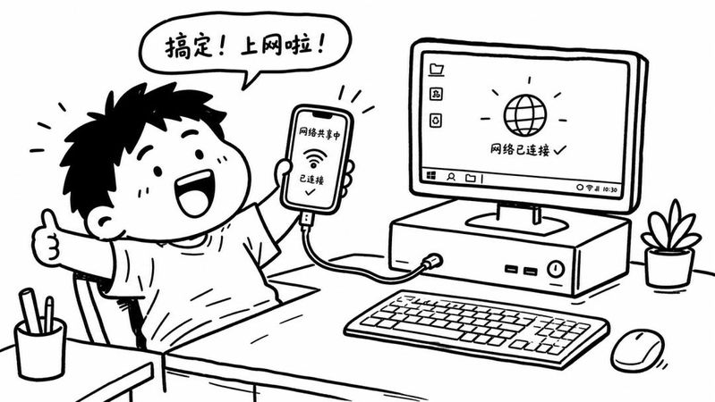 Usb share hot spots