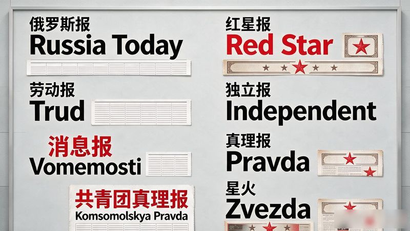 History of developments in the russian media