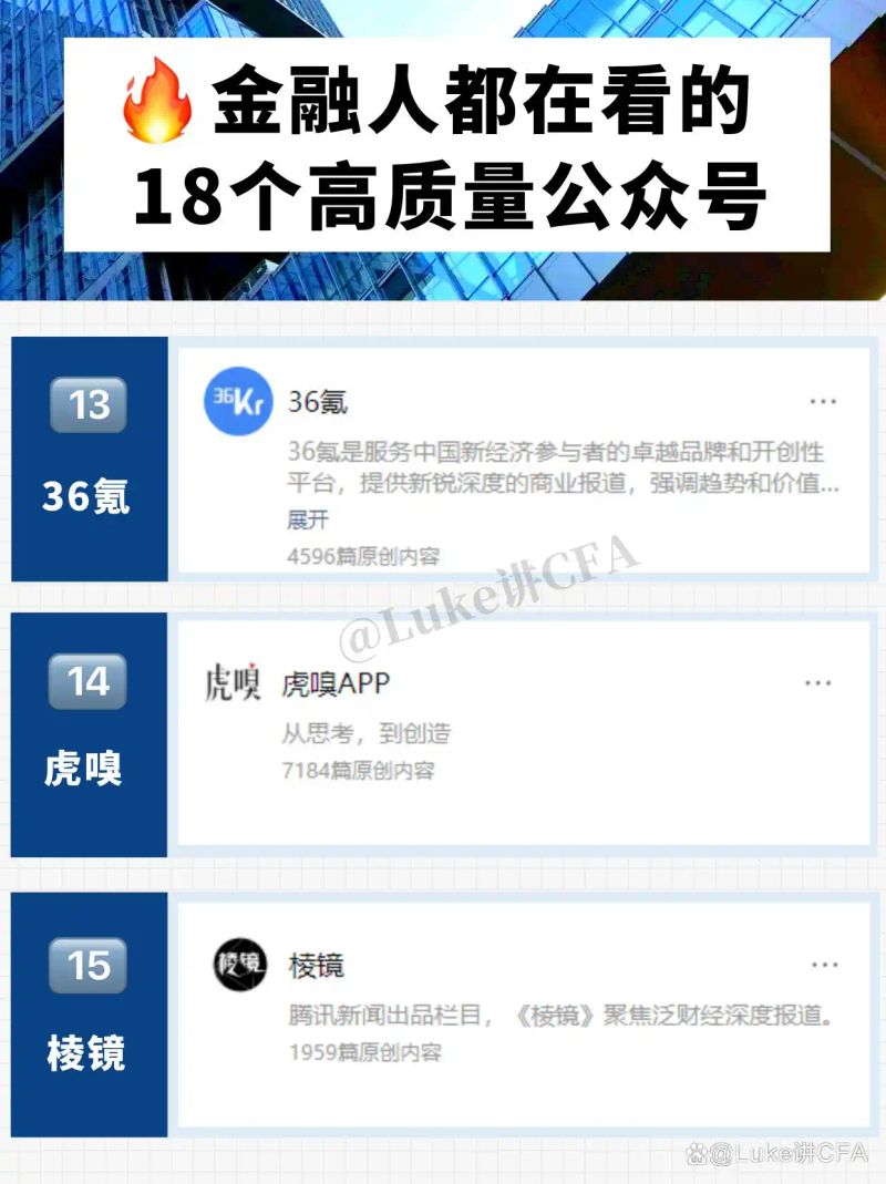 A common information platform for financiers